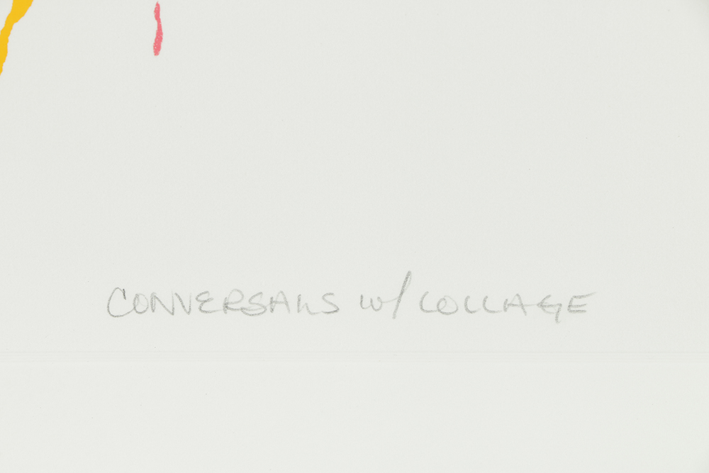 M. Murphy-Reed Mixed Media on Paper "Conversans w/ Collage"