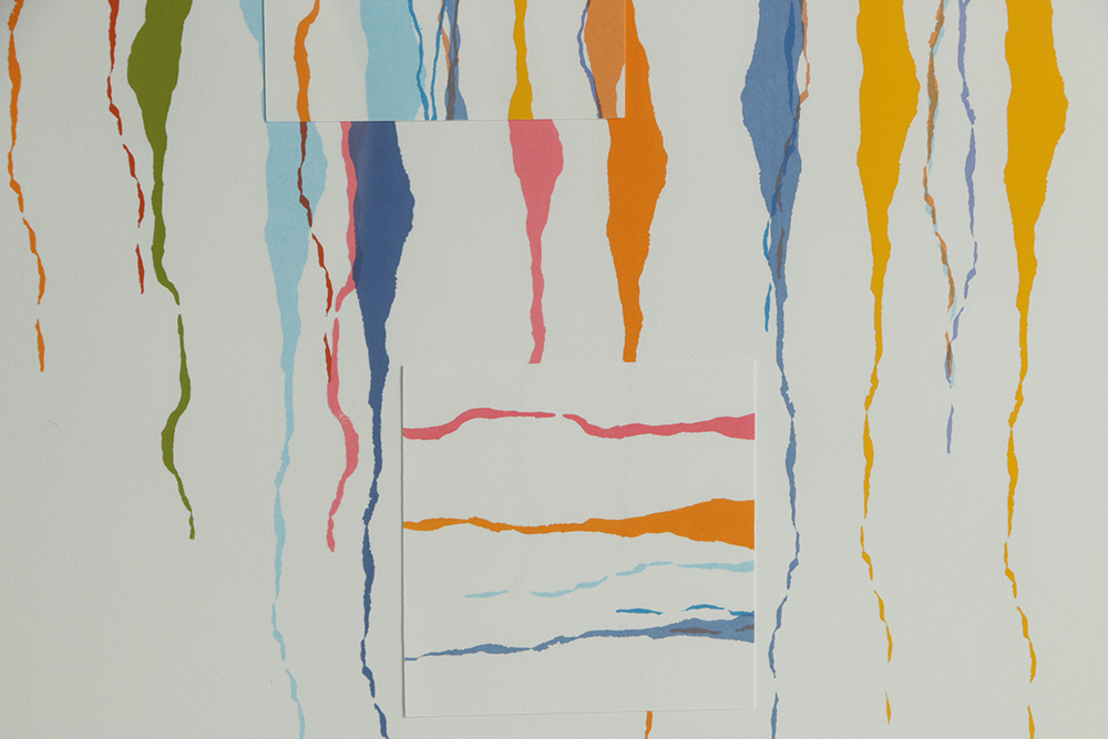 M. Murphy-Reed Mixed Media on Paper "Conversans w/ Collage"