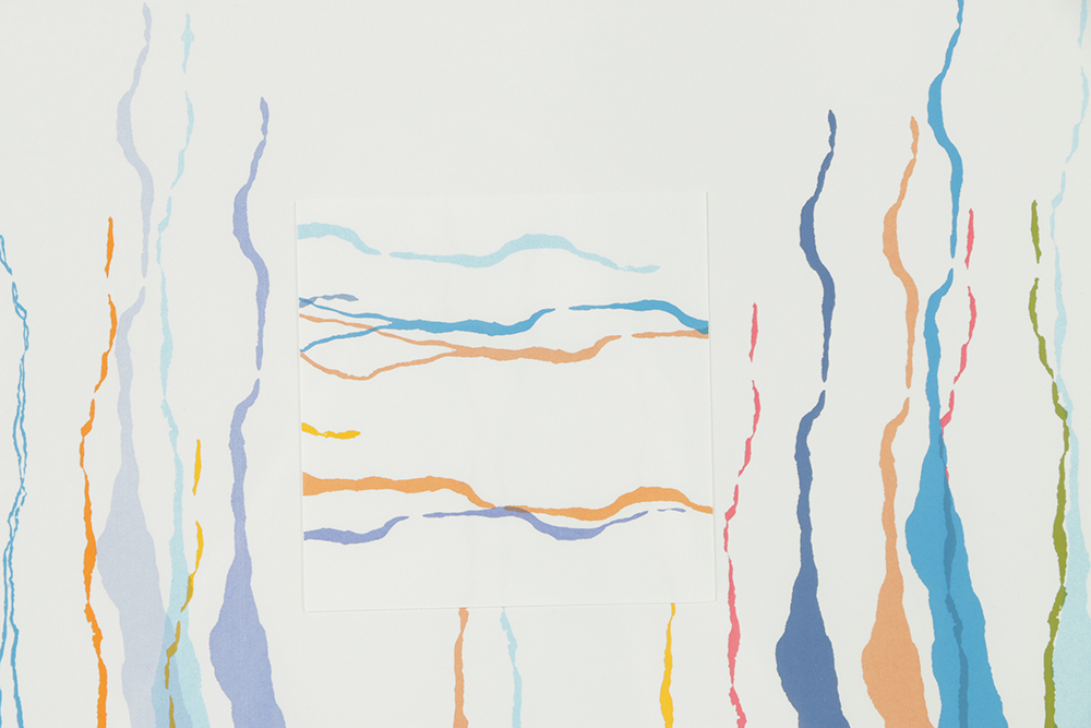 M. Murphy-Reed Mixed Media on Paper "Conversans w/ Collage"