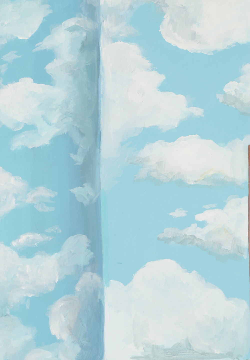 B. Bradford Acrylic Painting on Canvas Piano Room Scene