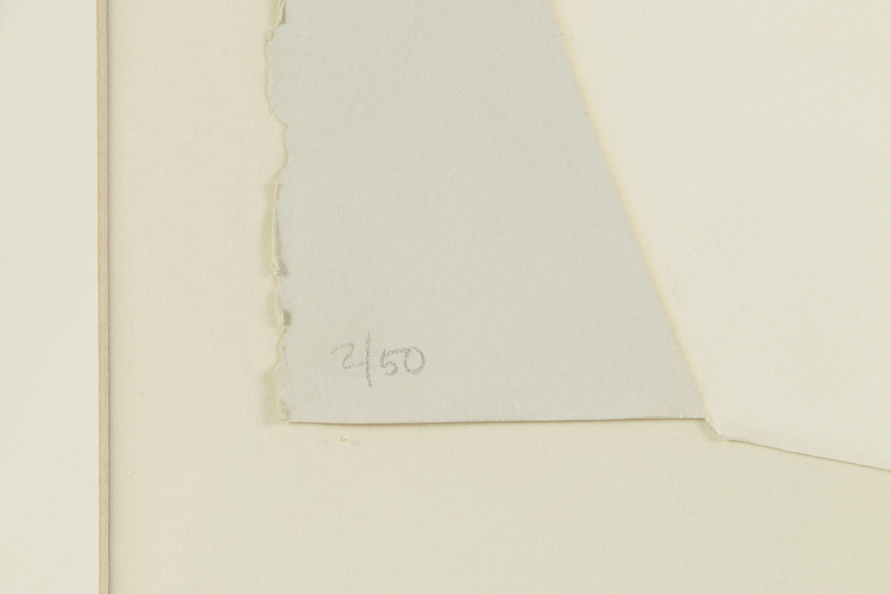 Preston Limited Edition Embossed Print on Deckle Edge Paper "Nude #2"t