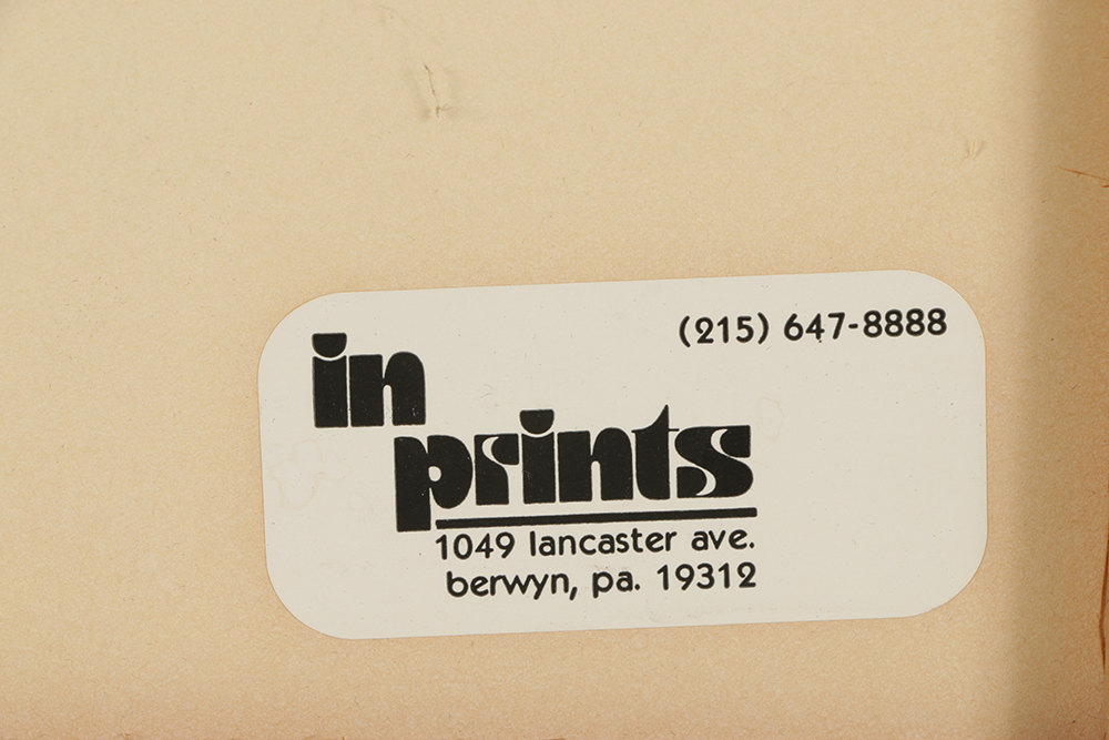 Preston Limited Edition Embossed Print on Deckle Edge Paper "Nude #2"t