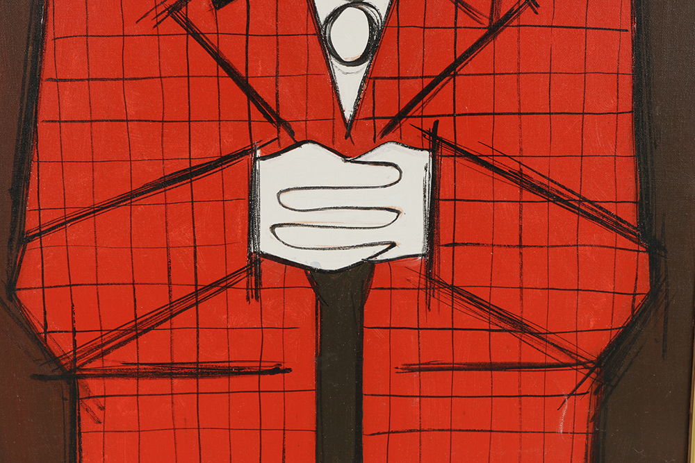 Signed Oil Painting on Canvas of a Clown