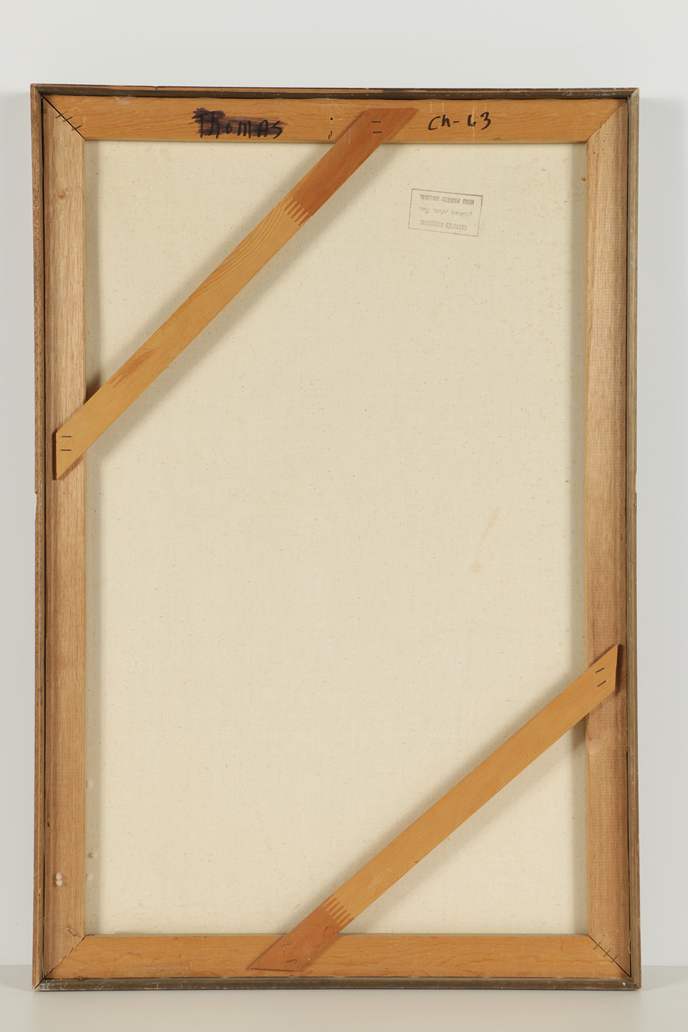 Signed Oil Painting on Canvas of a Clown