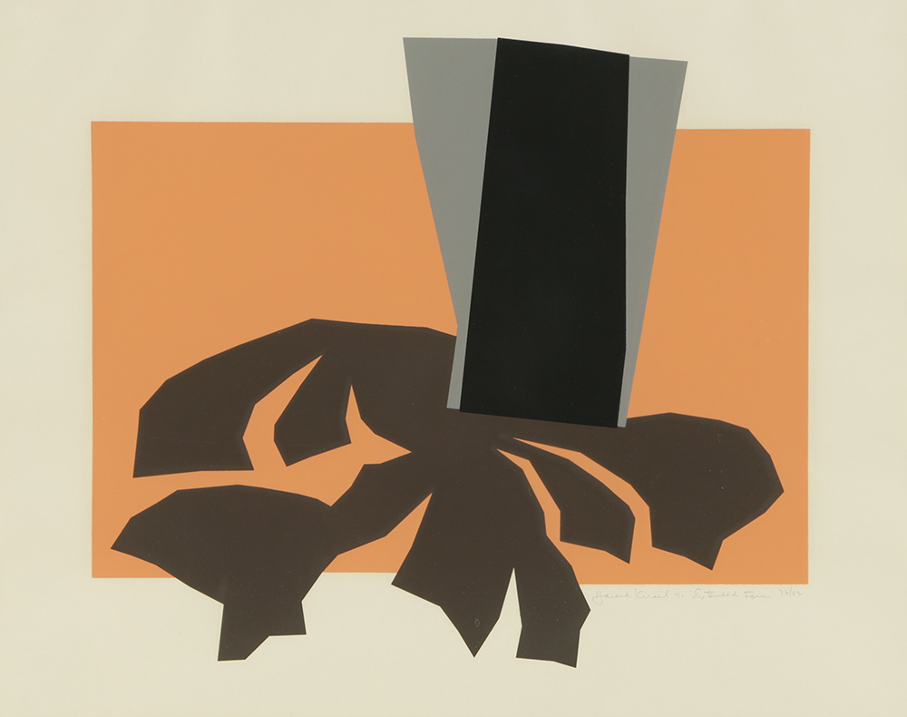 Harold Krisel Limited Edition Lithograph on Paper "Extended Form"