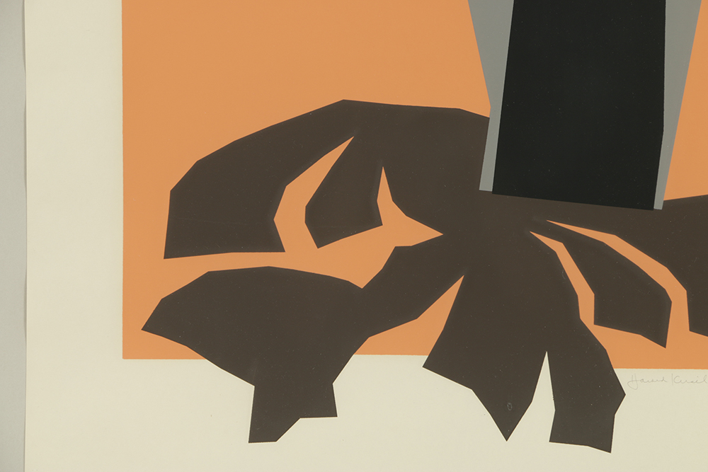 Harold Krisel Limited Edition Lithograph on Paper "Extended Form"