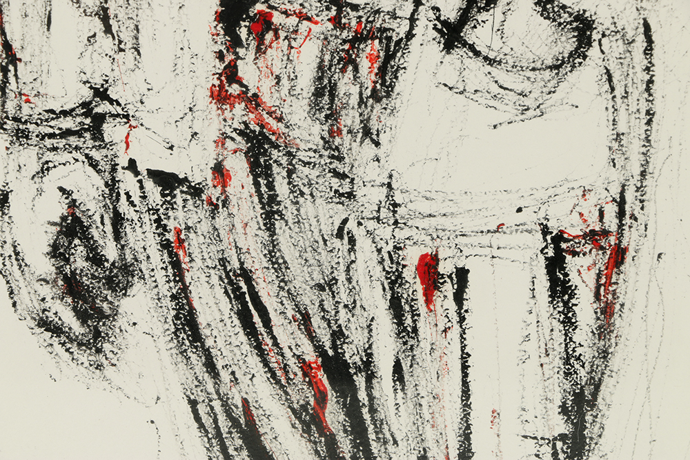 Sophie Fordon Mixed Media on Paper Portrait of a Woman