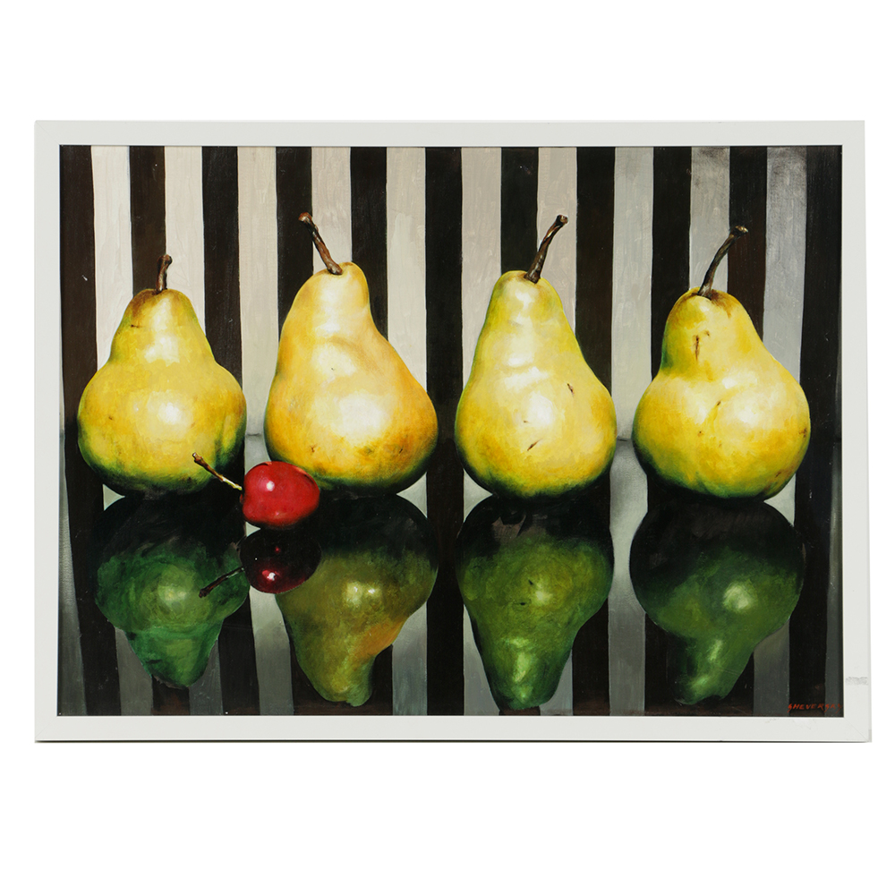 Alexander Sheversky Acrylic Painting on Canvas Fruit Still Life