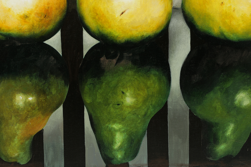 Alexander Sheversky Acrylic Painting on Canvas Fruit Still Life