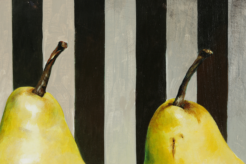 Alexander Sheversky Acrylic Painting on Canvas Fruit Still Life