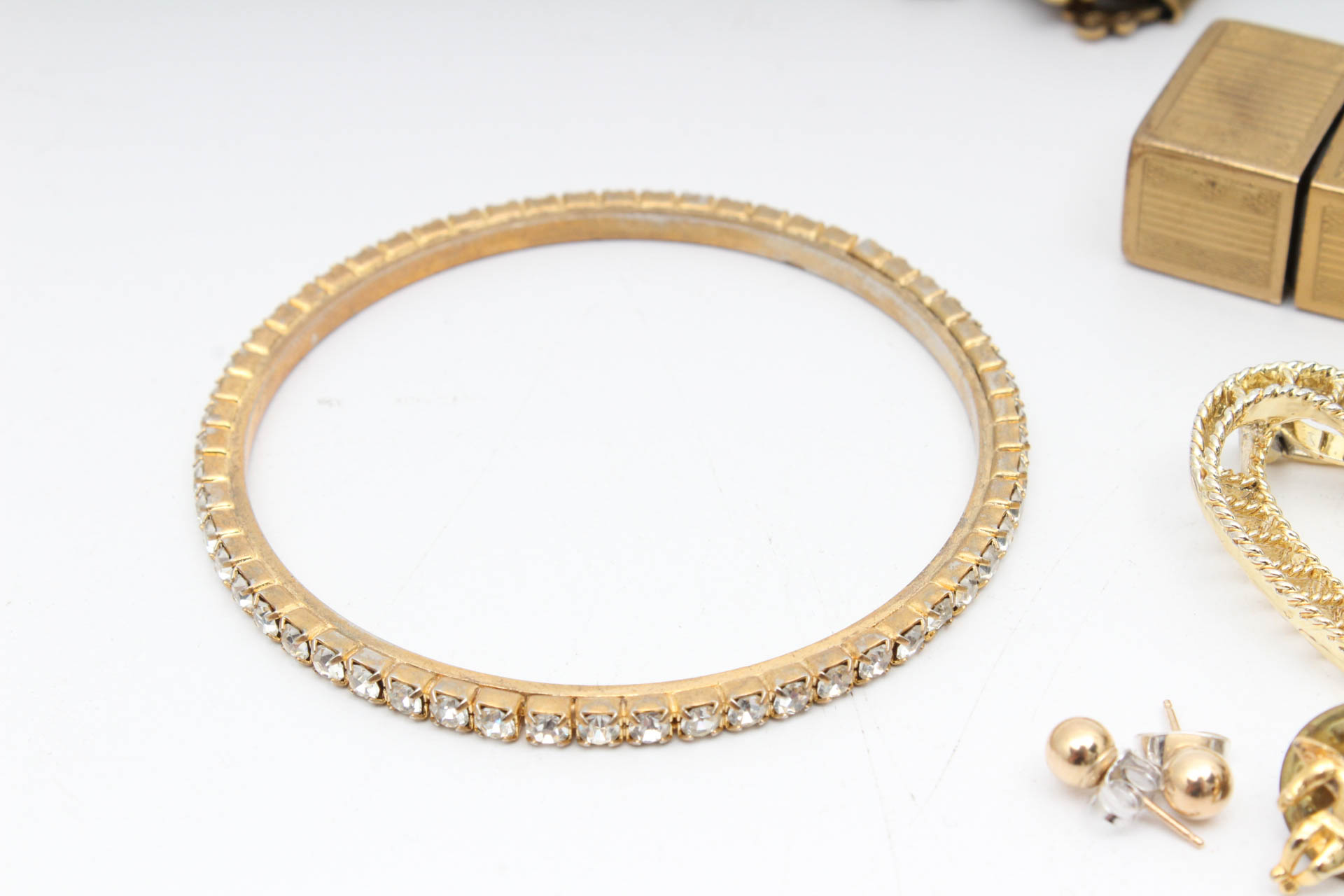 Golden Array of Costume Jewelry