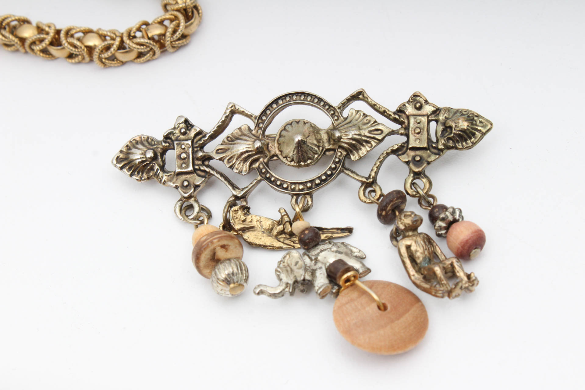 Golden Array of Costume Jewelry