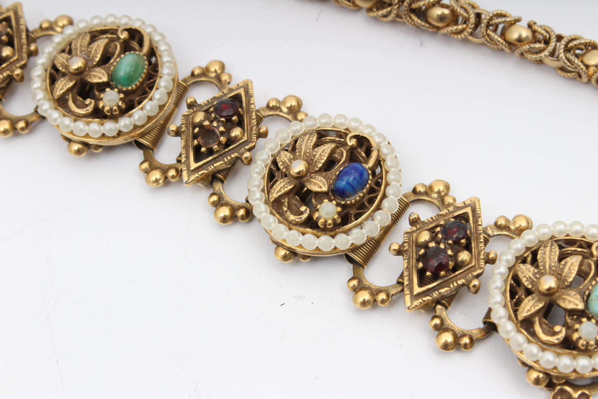 Golden Array of Costume Jewelry