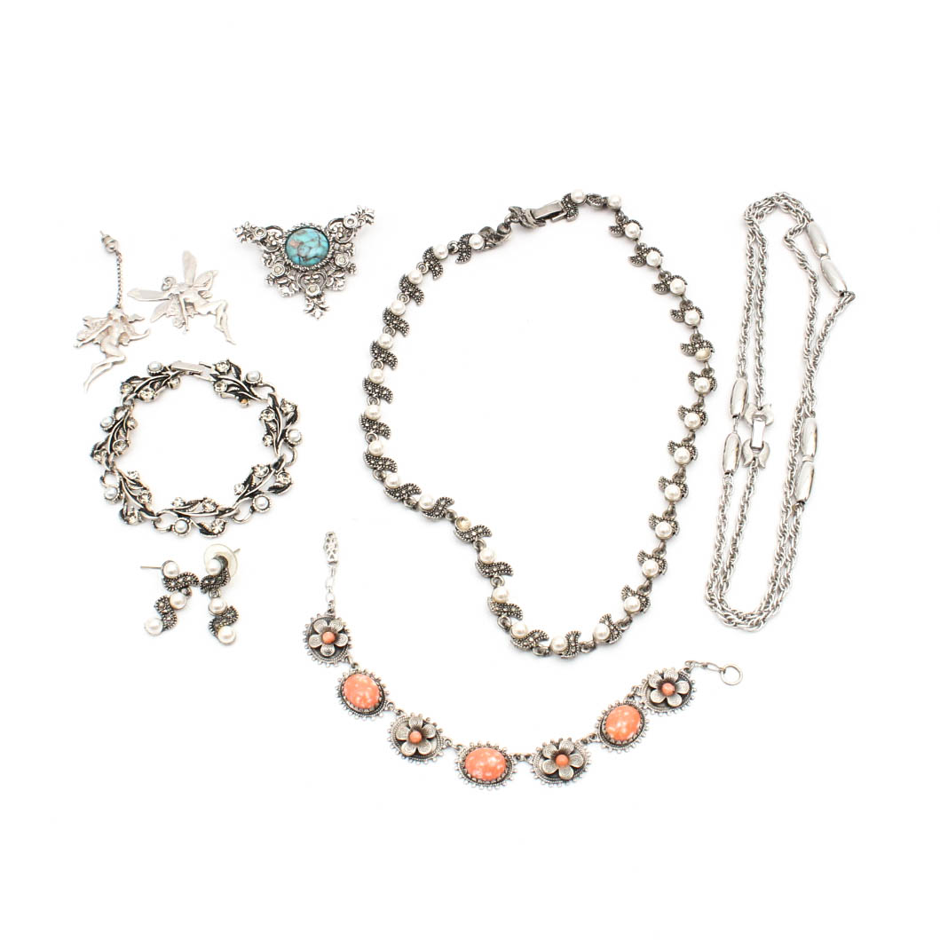 Silver Tone Jewelry Assortment