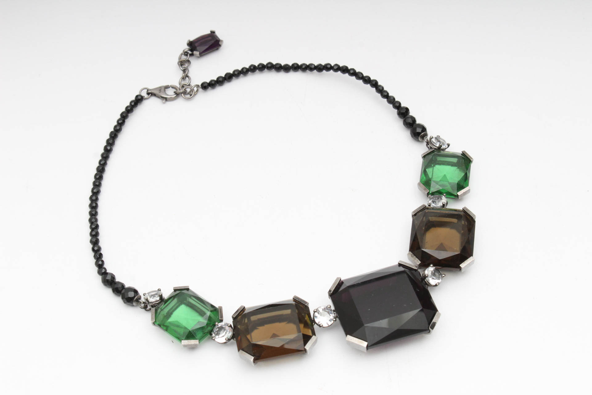 Armani Sterling Silver Statement Necklace