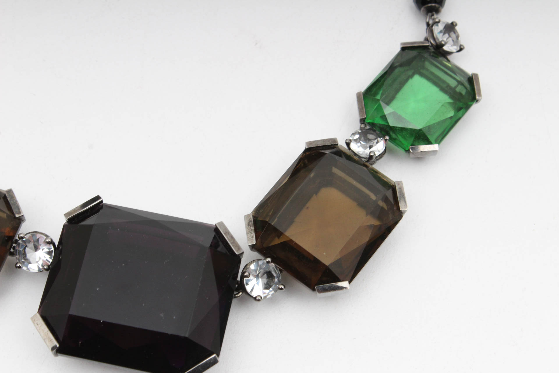 Armani Sterling Silver Statement Necklace