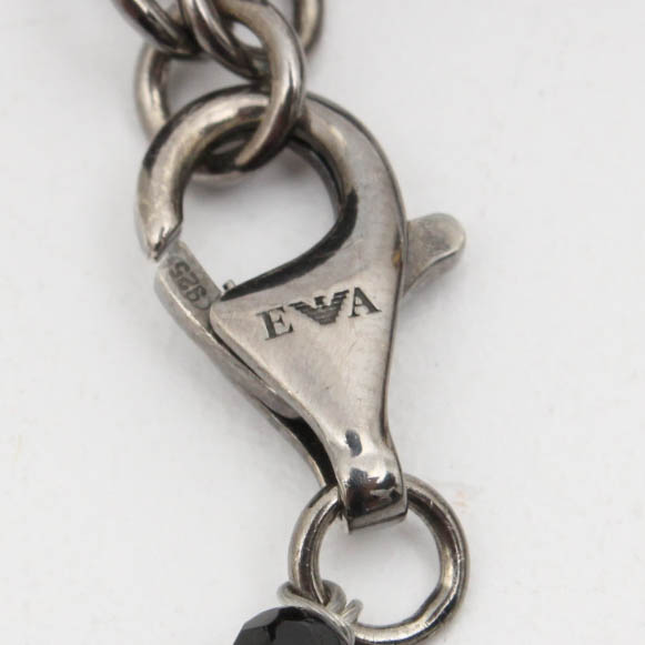 Armani Sterling Silver Statement Necklace