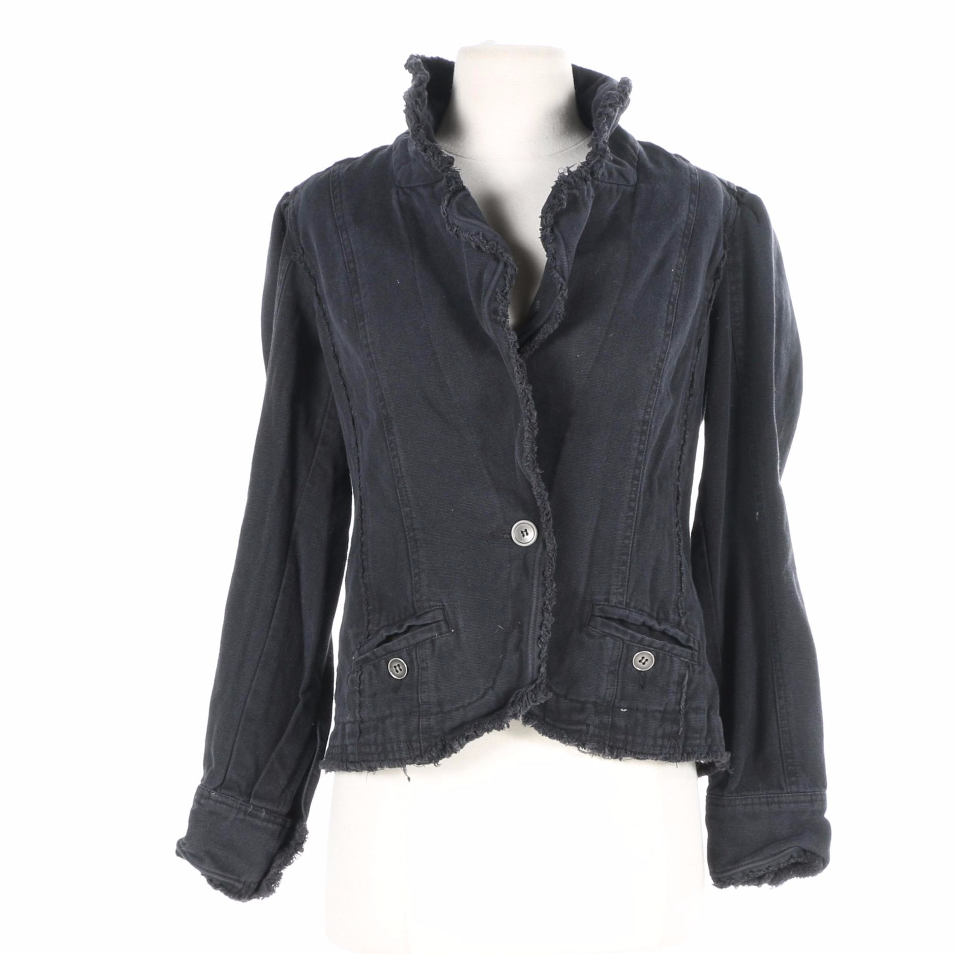 Yag Couture Black Denim Jacket