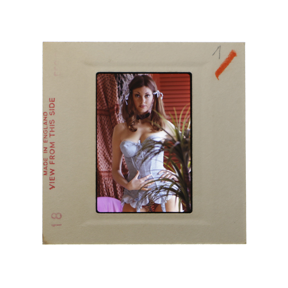 Original "Penthouse" 35mm Slide of Billie Deane by Bob Guccione