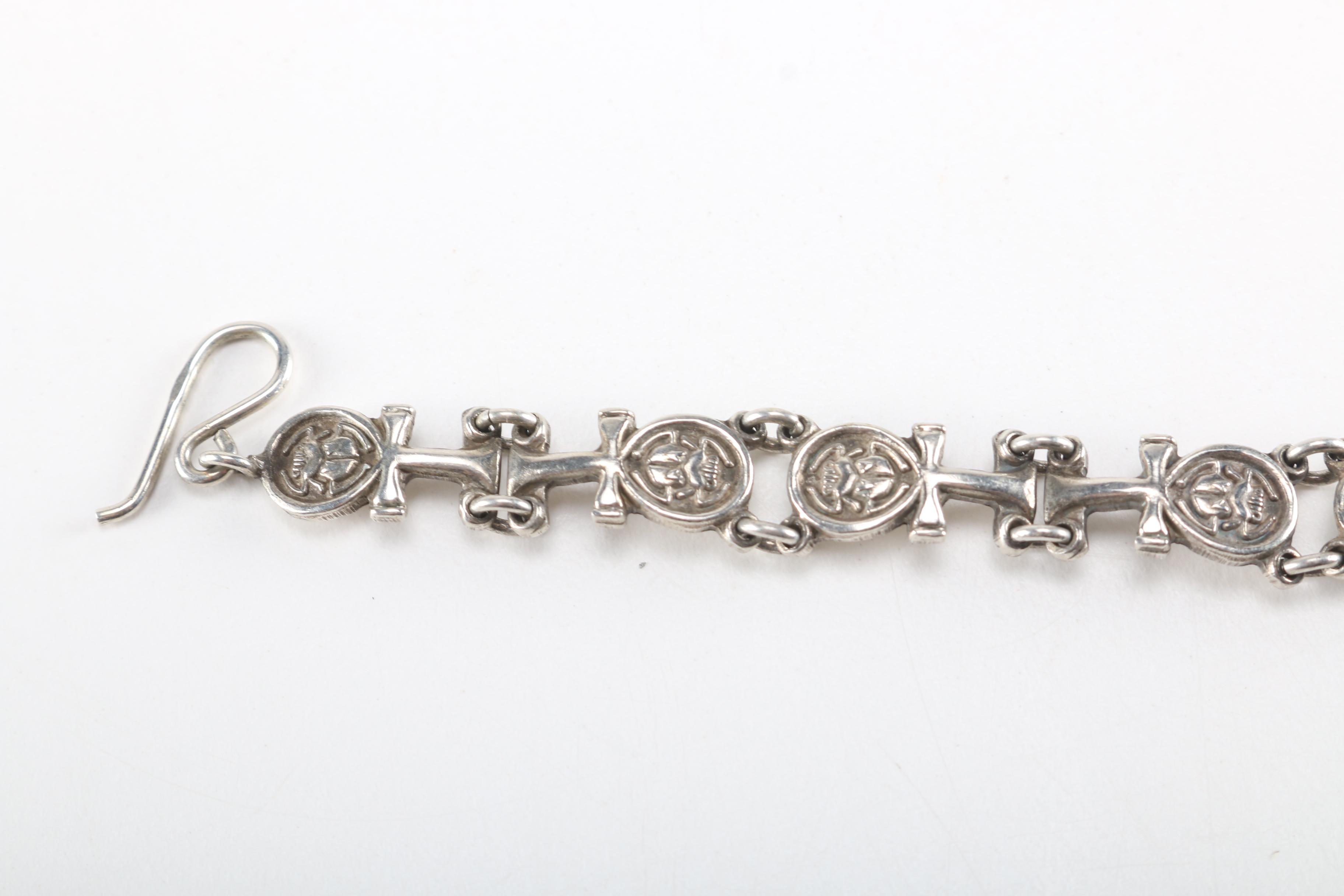 800 Silver Bracelets and Necklace