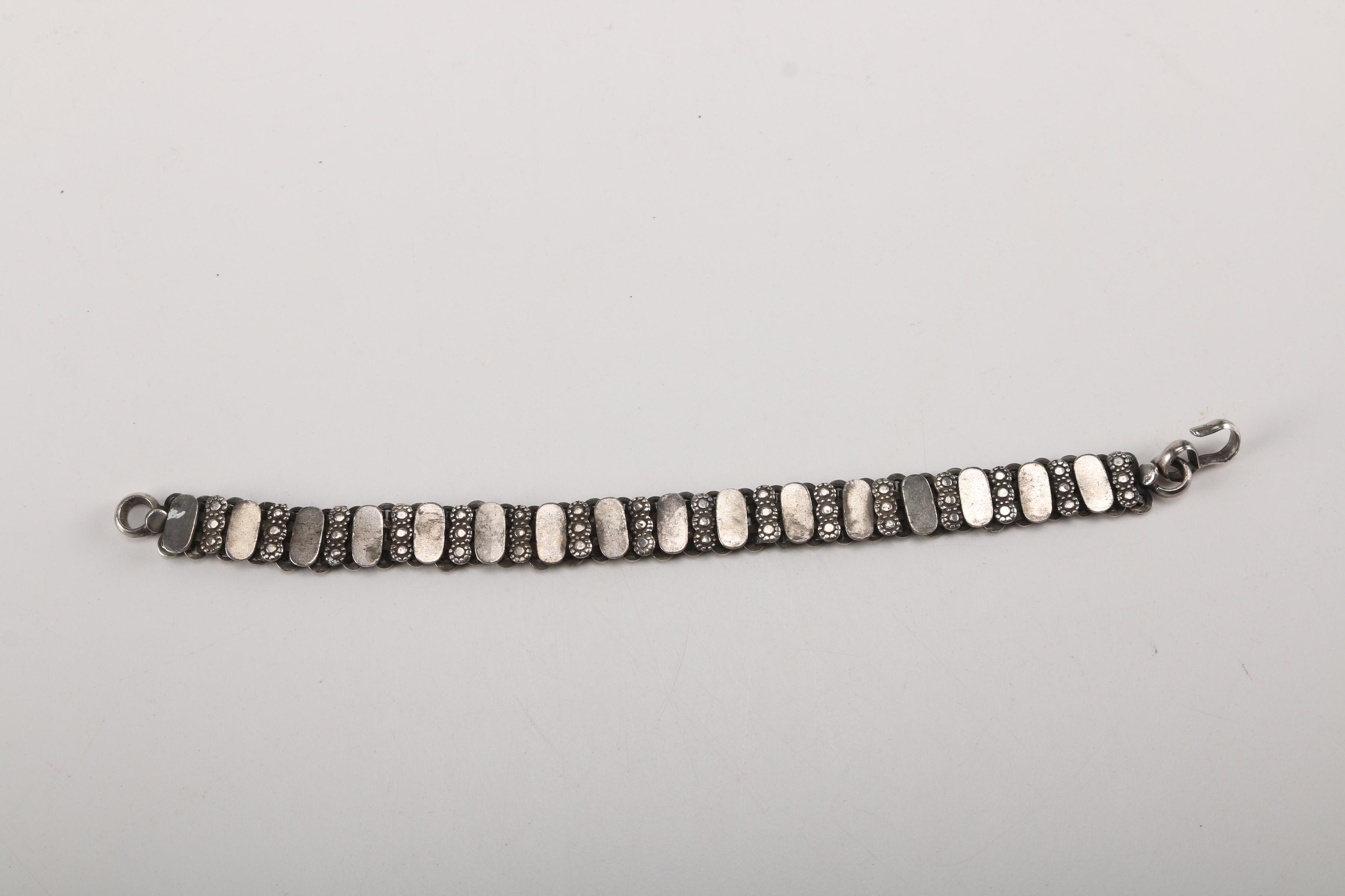 800 Silver Bracelets and Necklace