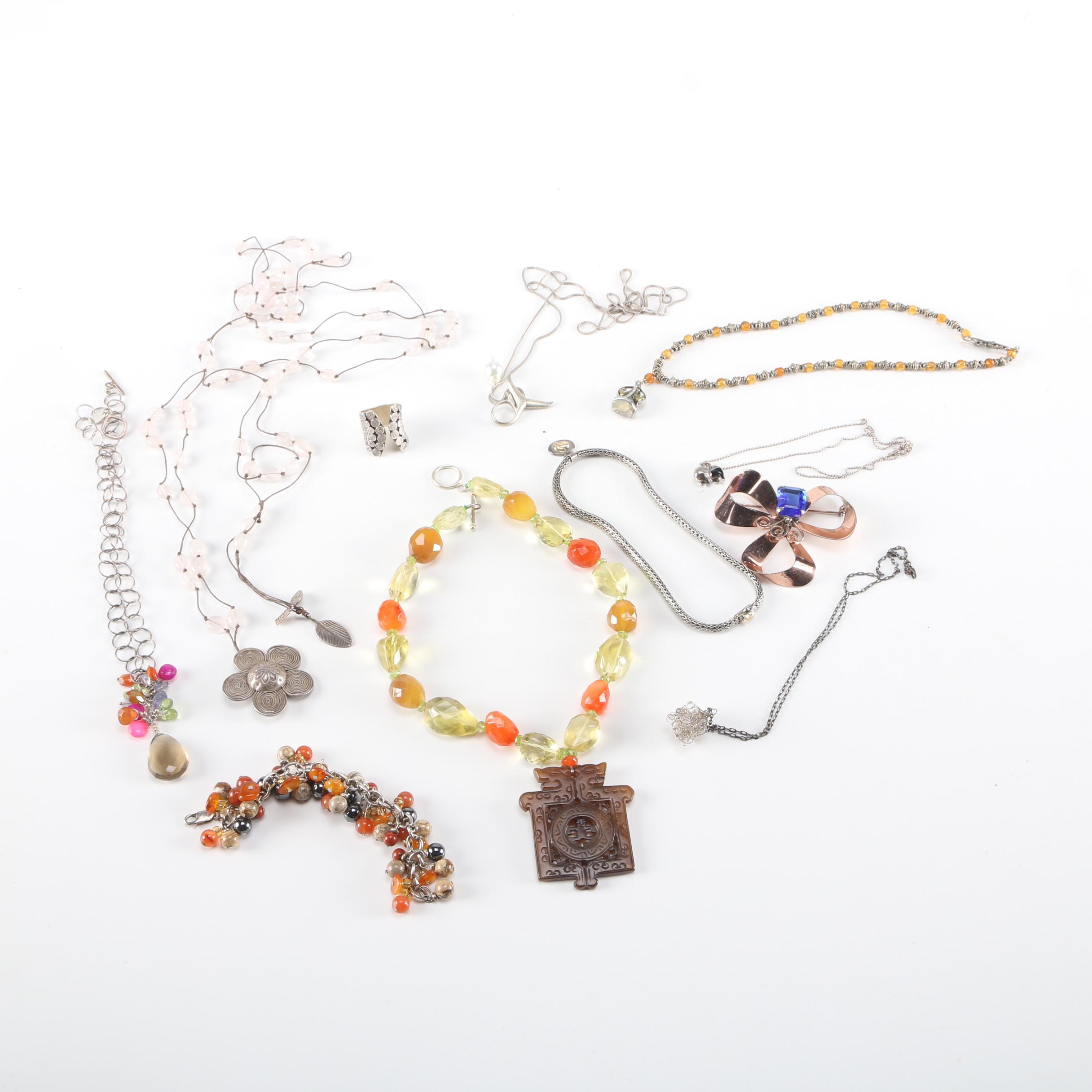 Sterling Silver and Gemstone Jewelry