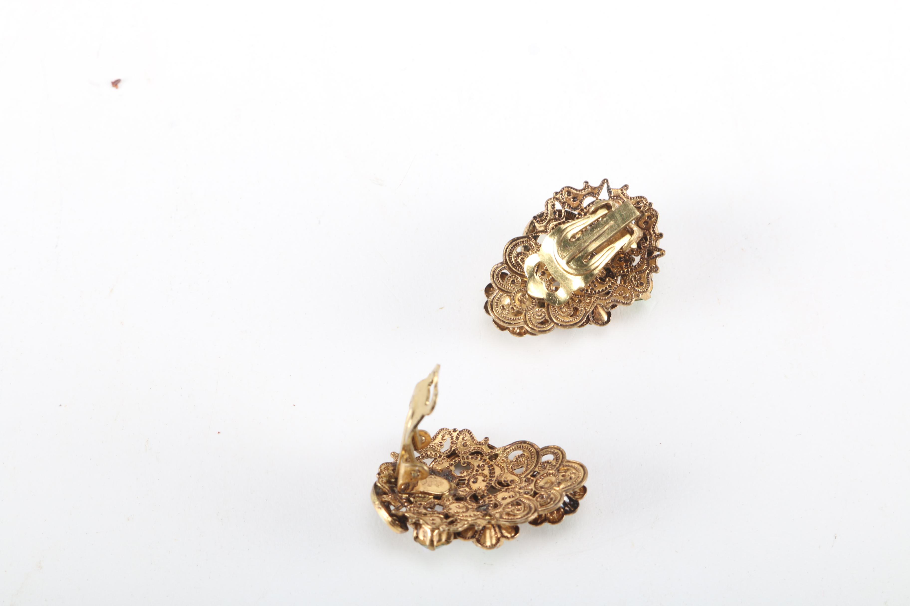 Rhinestone Jewelry Including Poggi Paris Necklace