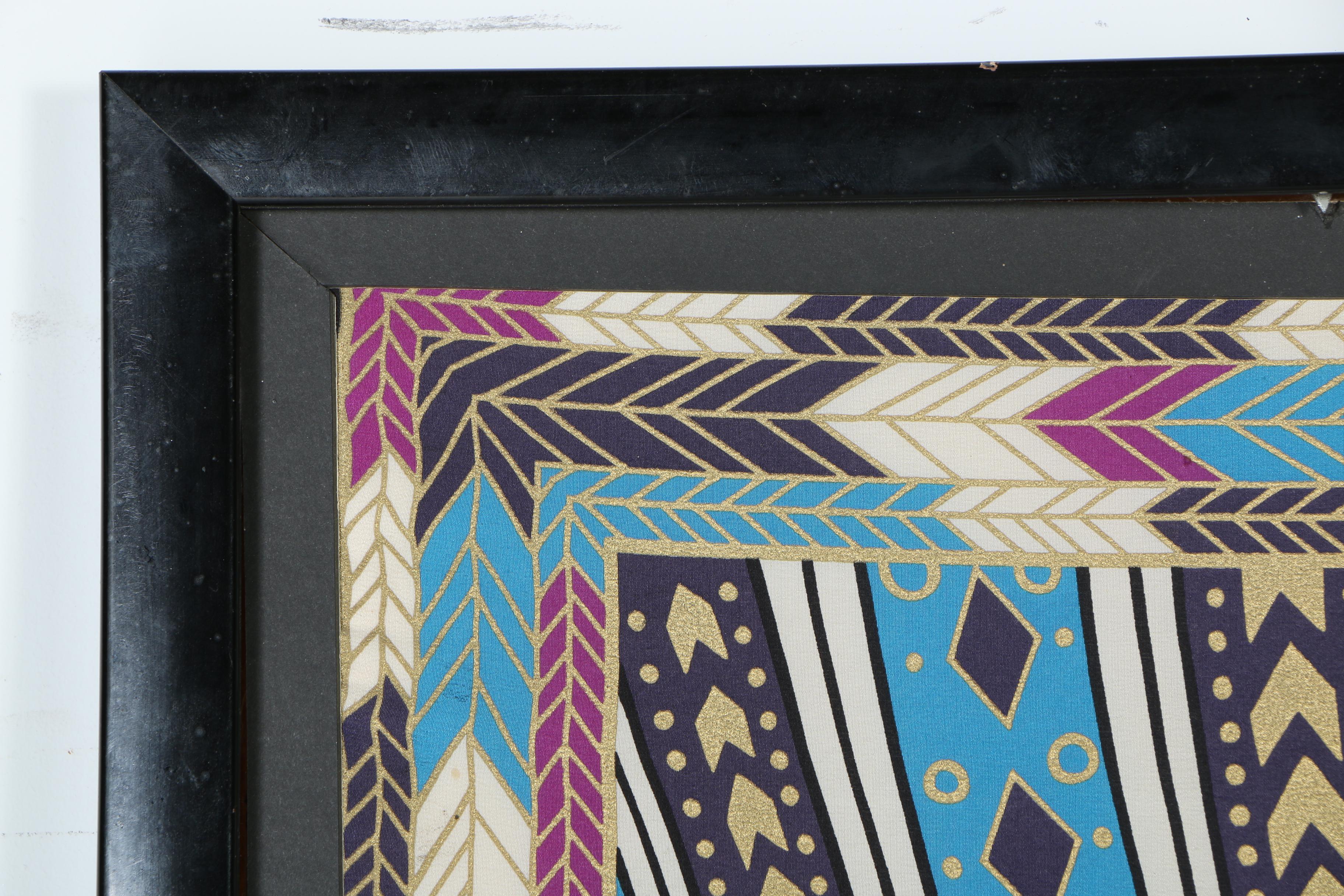 Erte Serigraph on Silk "The Nile"