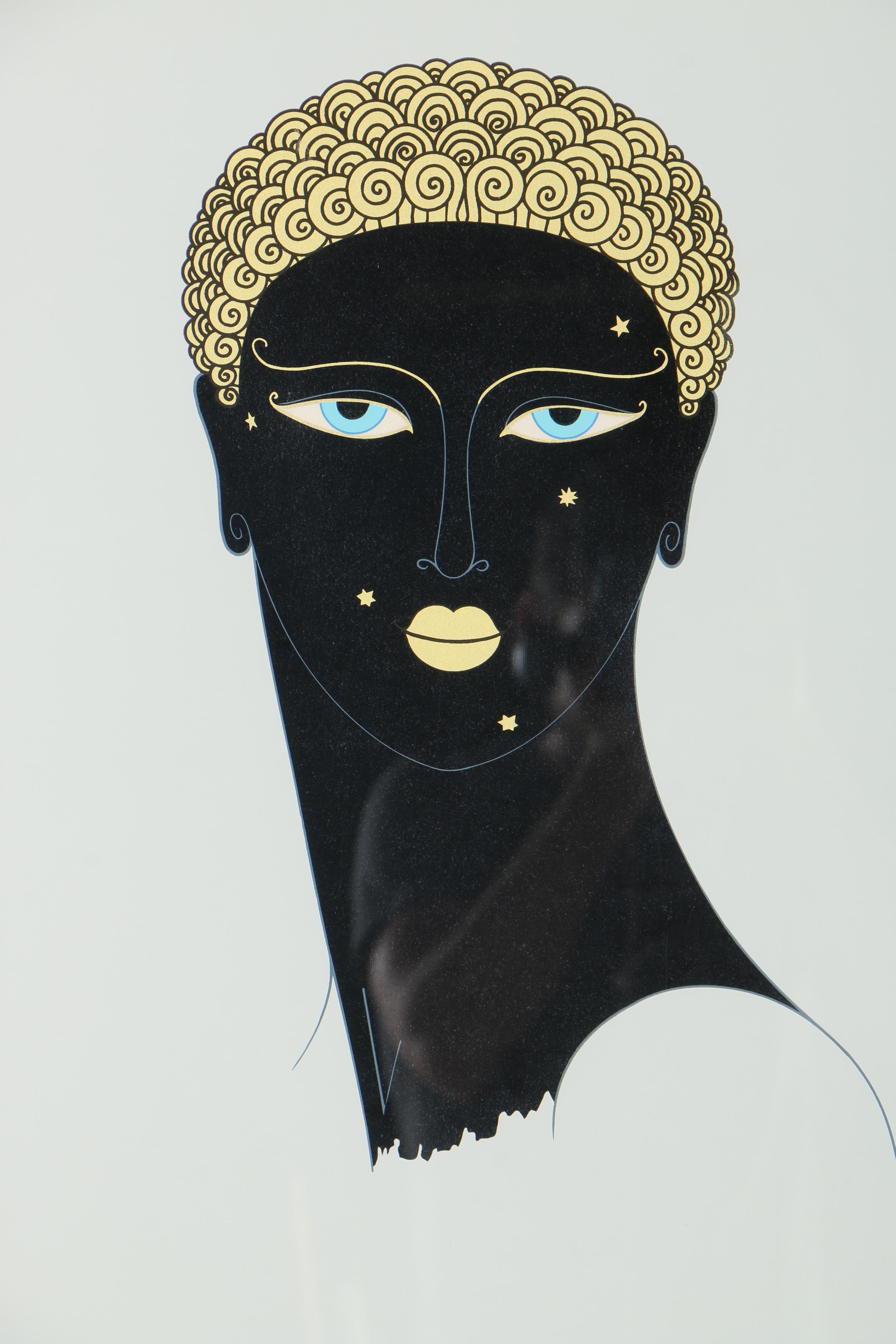 Erté Limited Edition Serigraph on Paper "Queen of Sheba"