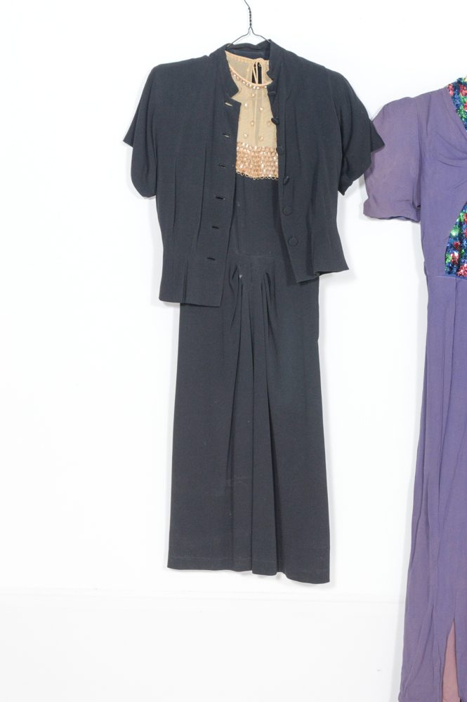 Vintage Circa 1940s Evening Dresses