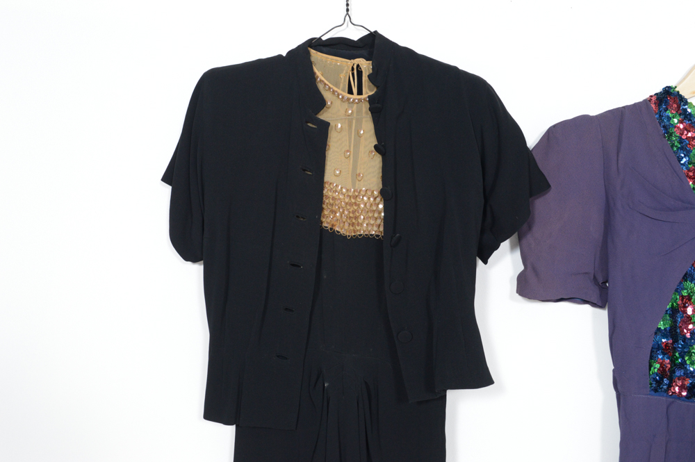 Vintage Circa 1940s Evening Dresses