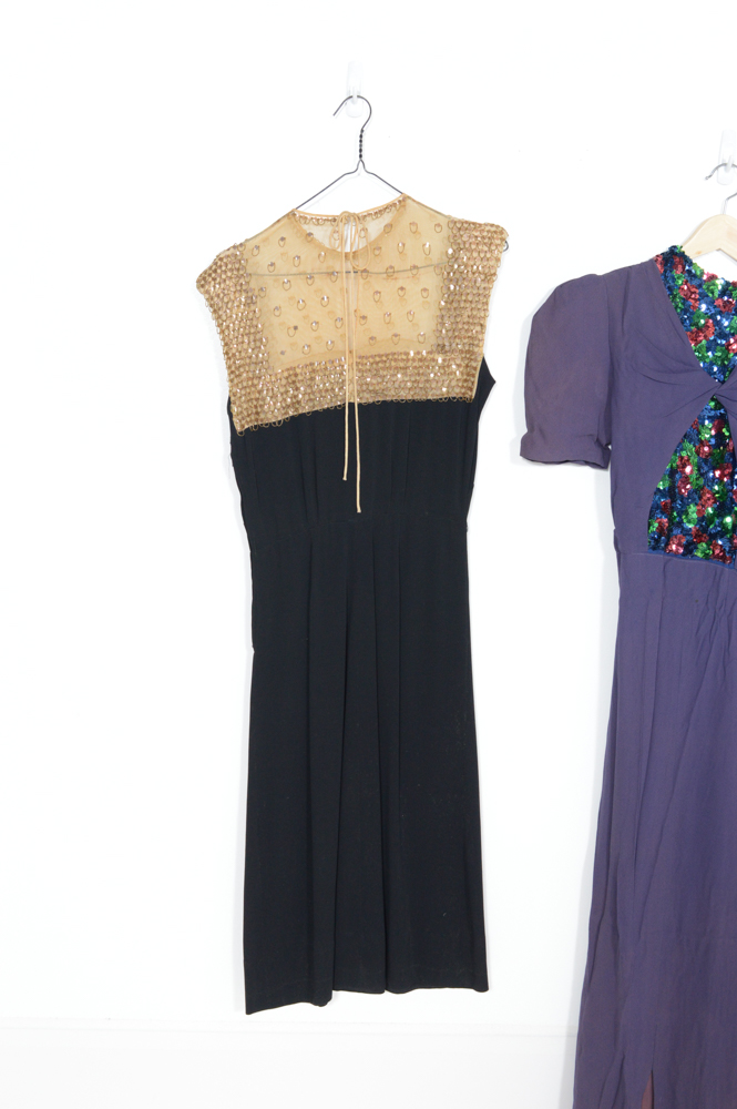 Vintage Circa 1940s Evening Dresses
