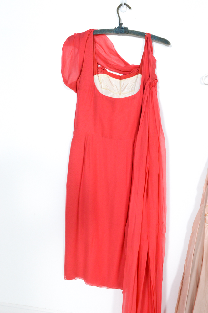 Vintage Circa 1950s Evening Dresses Including Howard Greer