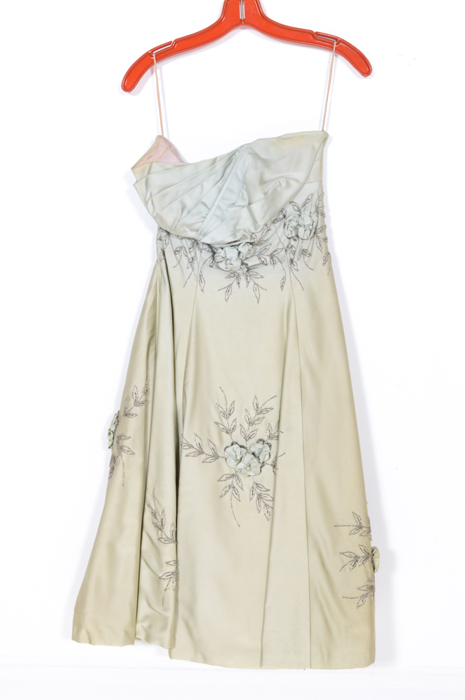 Vintage Circa 1950s Evening Dresses Including Howard Greer