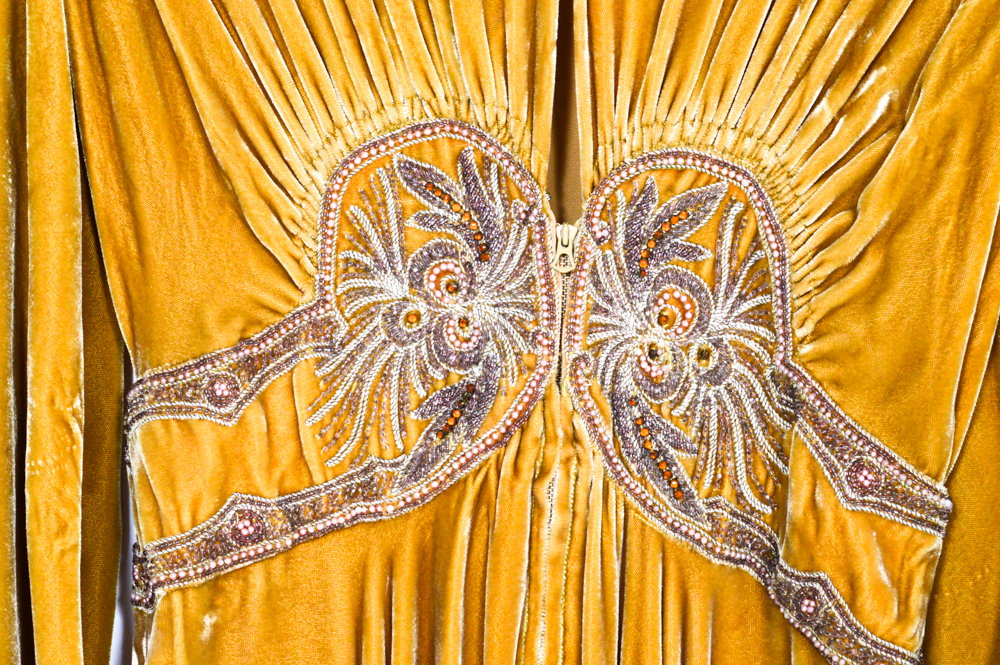 Women's Vintage Beaded Evening Gowns