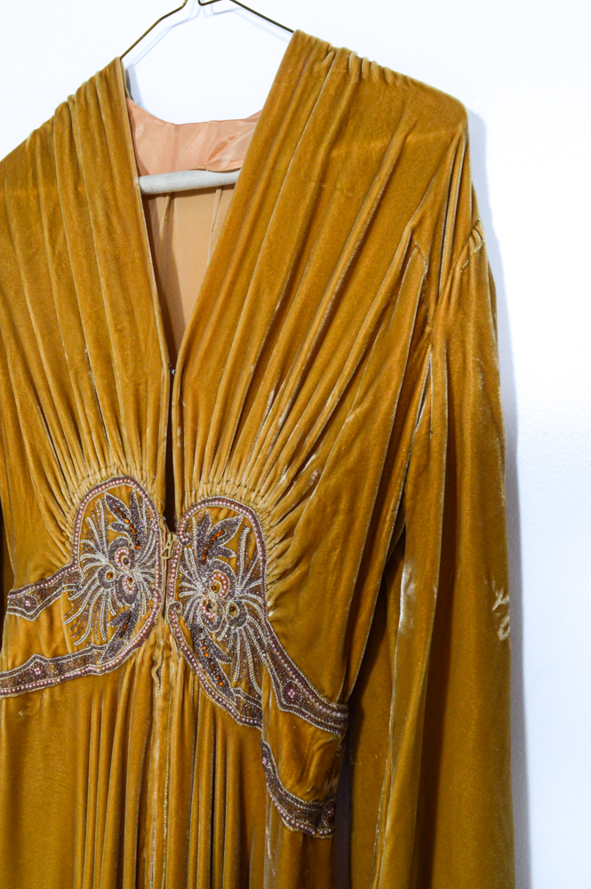 Women's Vintage Beaded Evening Gowns