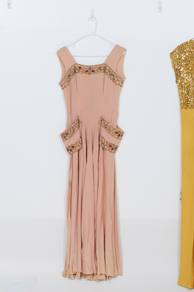 Women's Vintage Beaded Evening Gowns