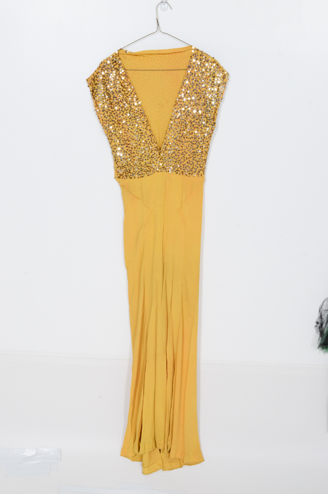Women's Vintage Beaded Evening Gowns
