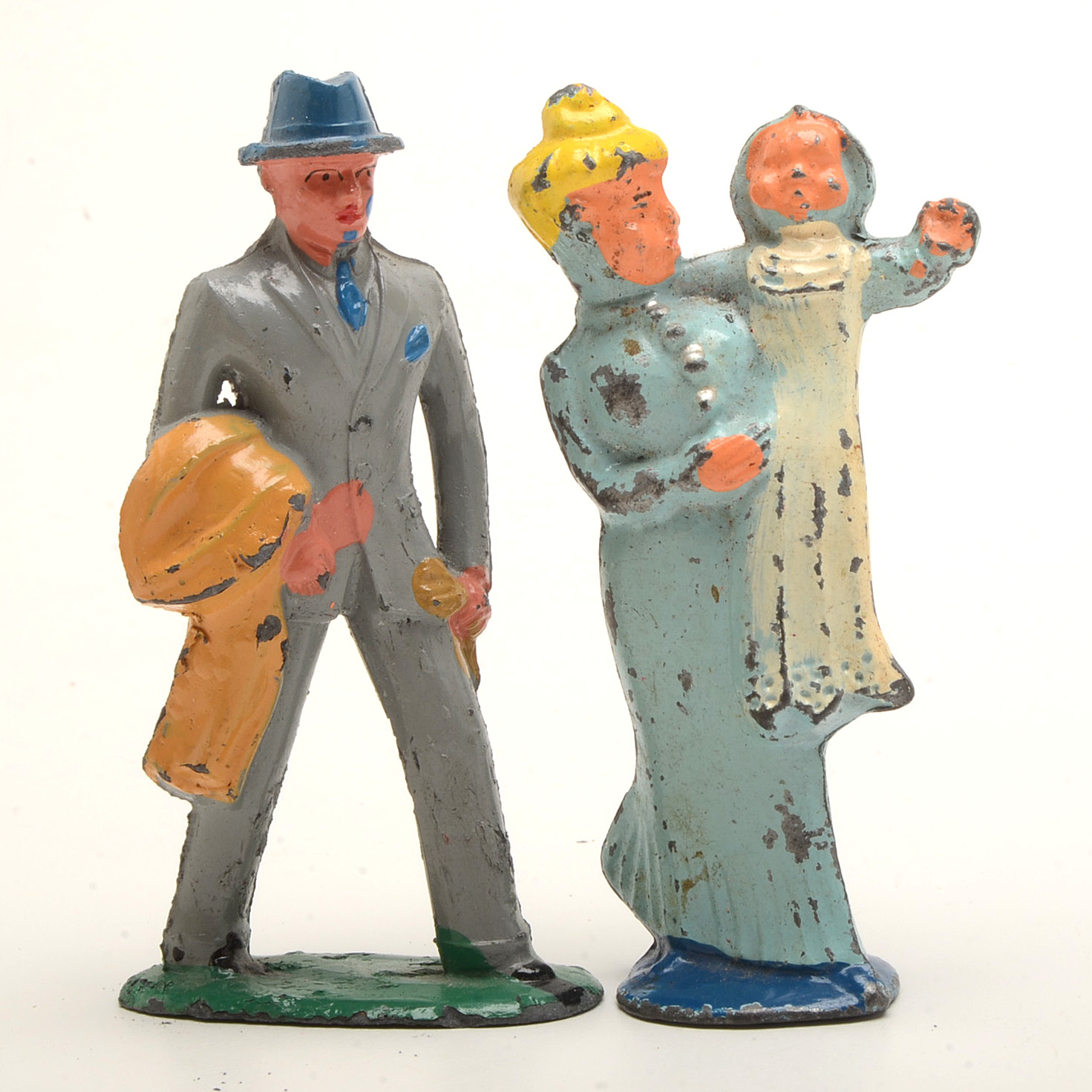 Collection of Vintage Lead Figures