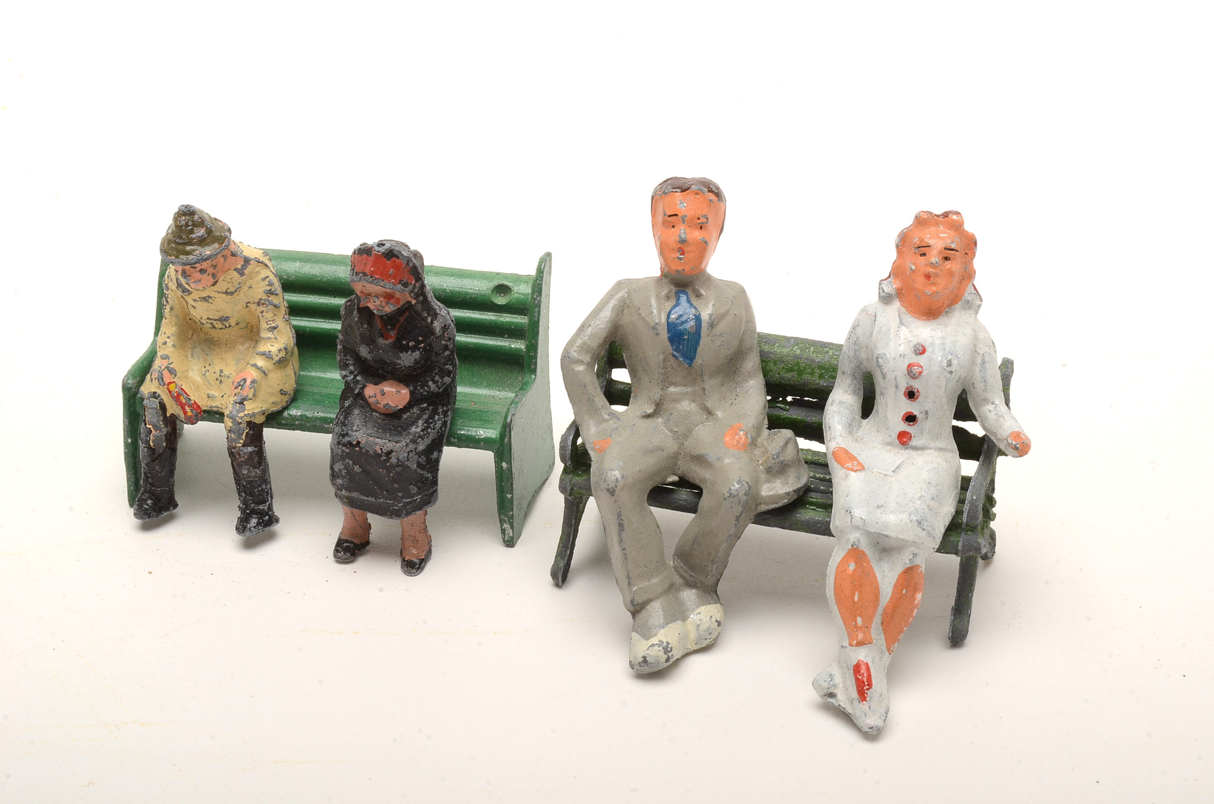 Collection of Vintage Lead Figures