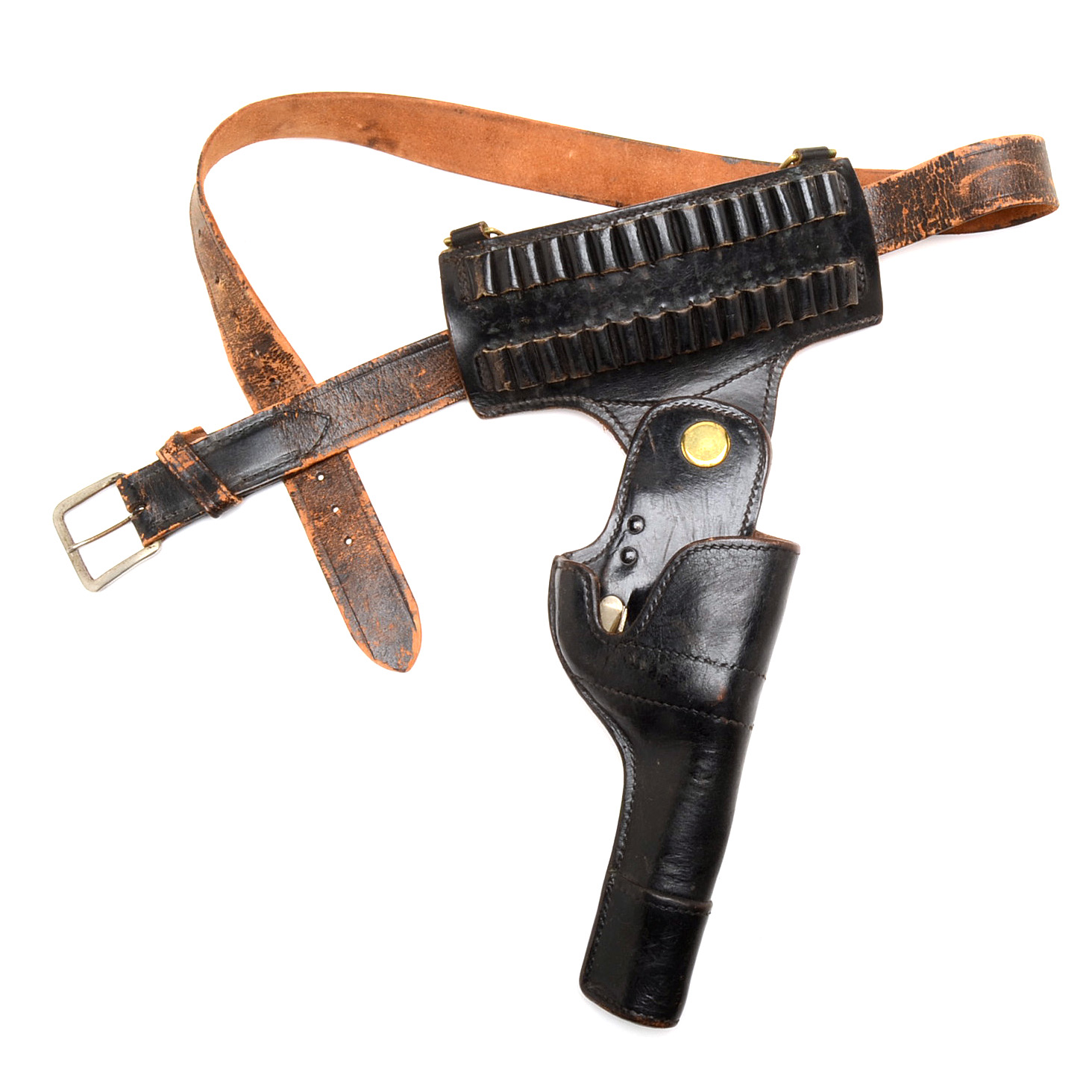 Jay-Pee Spring Clip Safety Holster with Bullet Loops and Belt