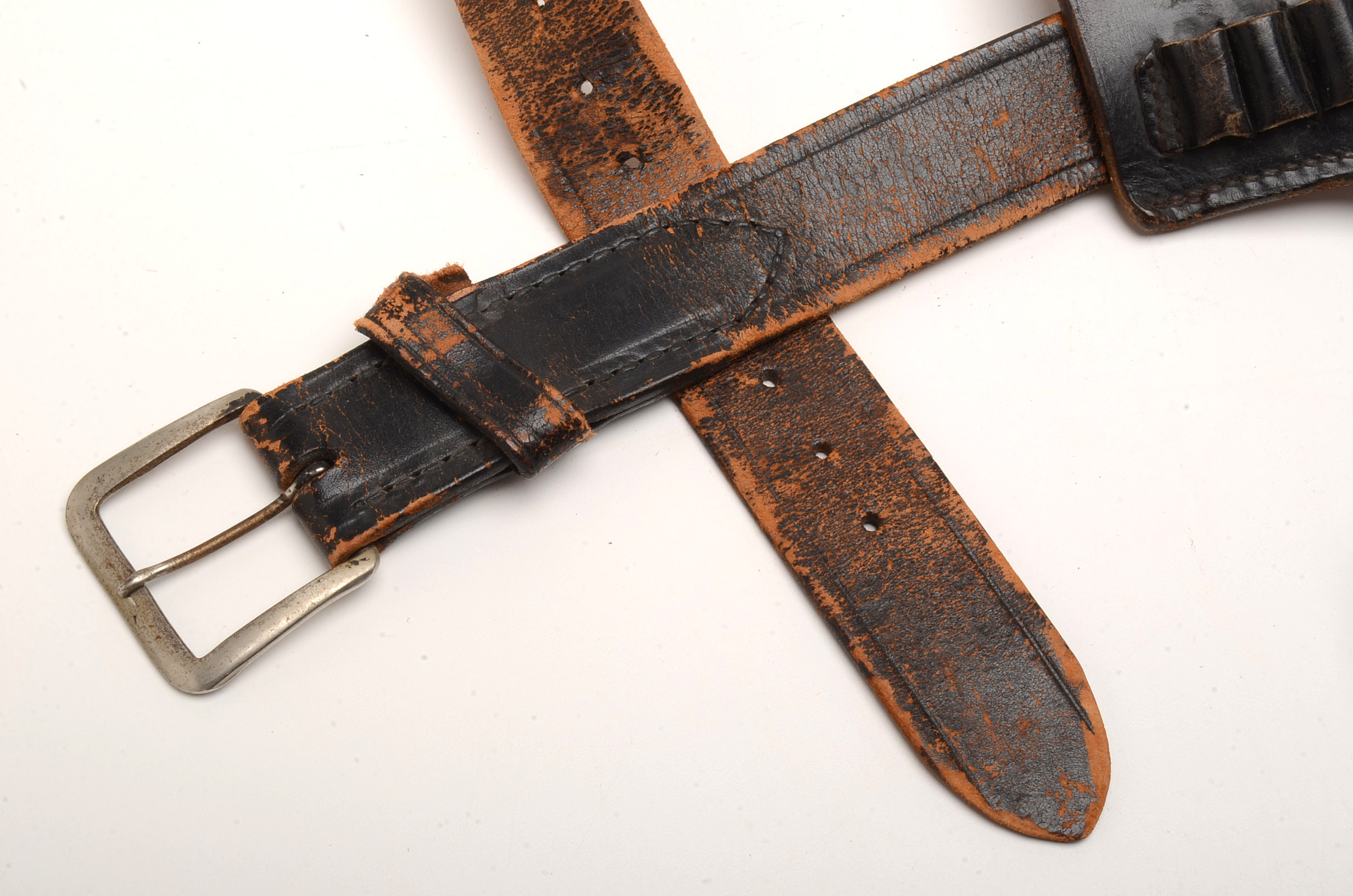 Jay-Pee Spring Clip Safety Holster with Bullet Loops and Belt