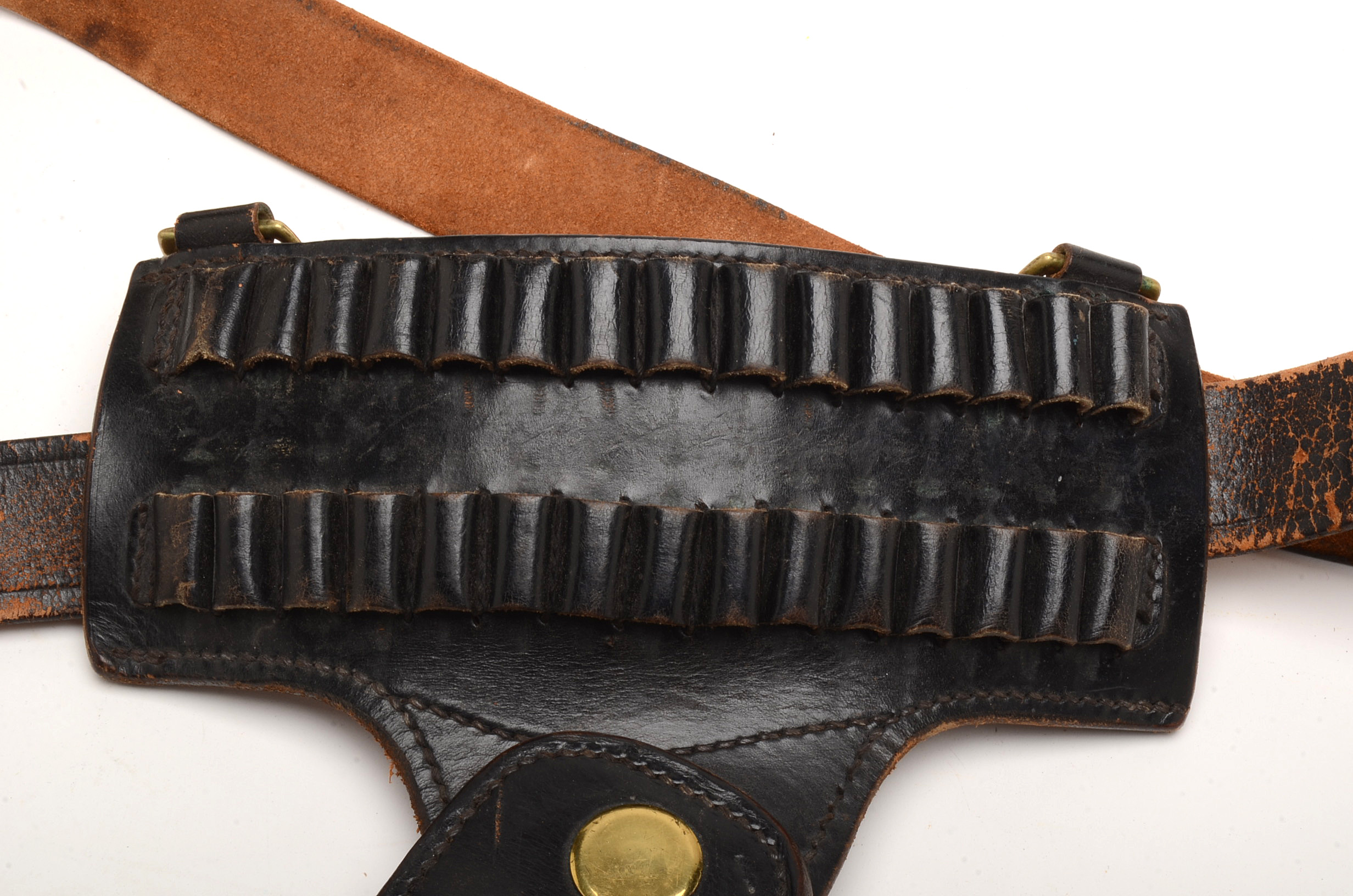 Jay-Pee Spring Clip Safety Holster with Bullet Loops and Belt