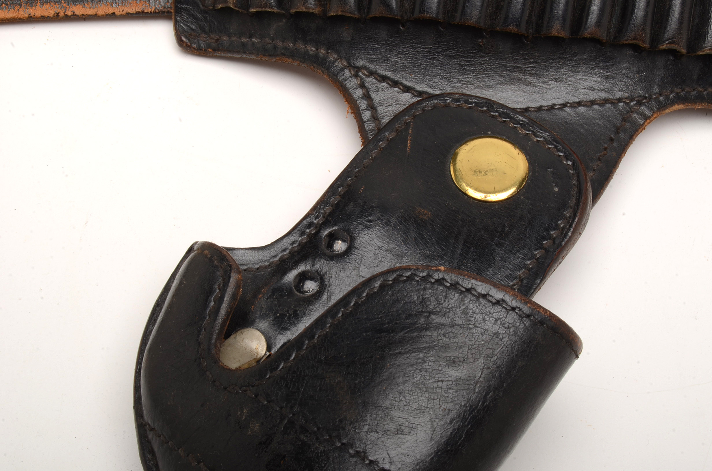 Jay-Pee Spring Clip Safety Holster with Bullet Loops and Belt