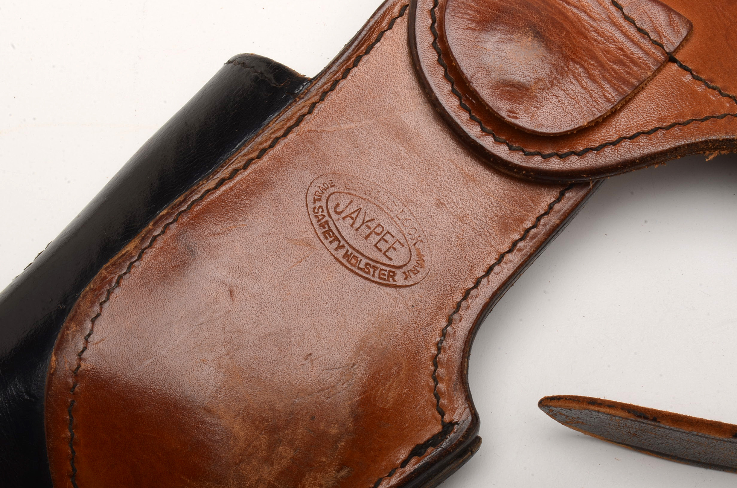 Jay-Pee Spring Clip Safety Holster with Bullet Loops and Belt