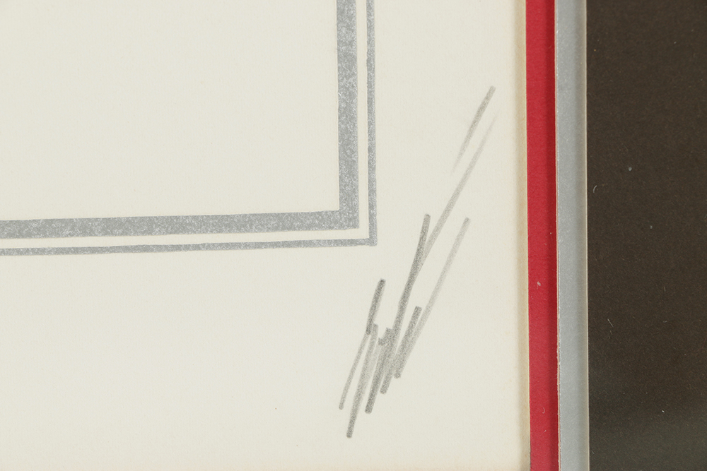 Erté Limited Edition Serigraph with Foil Embellishments "Pride"