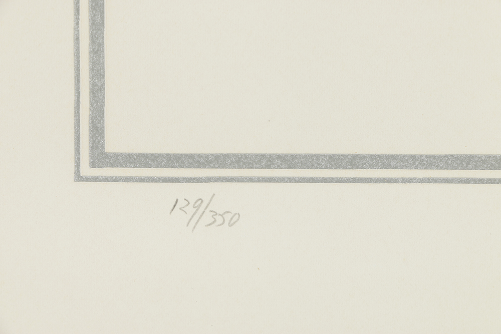 Erté Limited Edition Serigraph with Foil Embellishments "Pride"