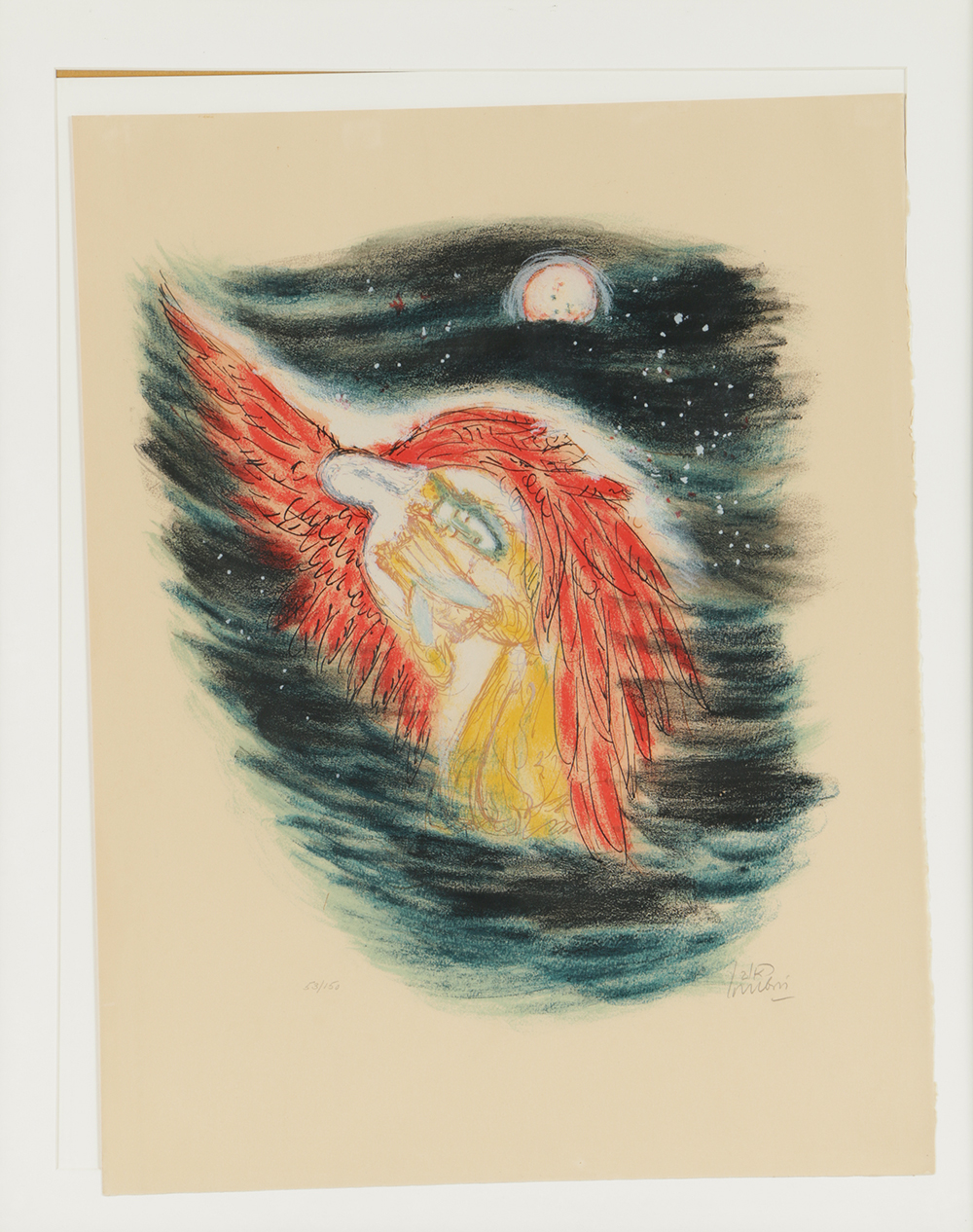 Reuvin Rubin Limited Edition Lithograph