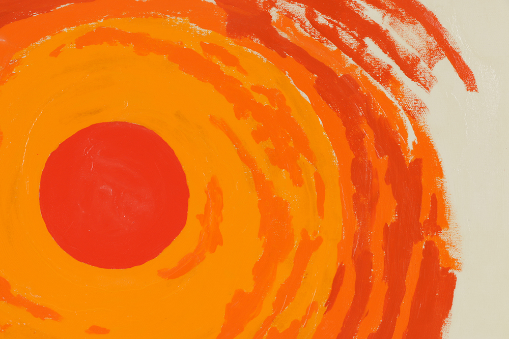 Acrylic Painting on Canvas of Abstract Landscape