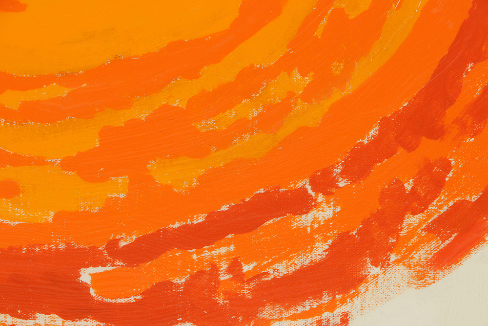 Acrylic Painting on Canvas of Abstract Landscape